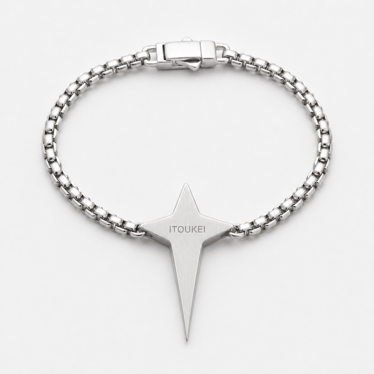 Bracelet-Chaine - Argent-Etoile – Image 2