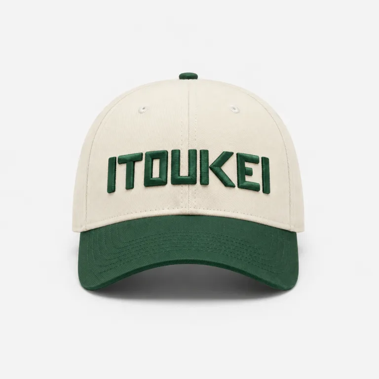Cap-Baseball - Creme-Vert