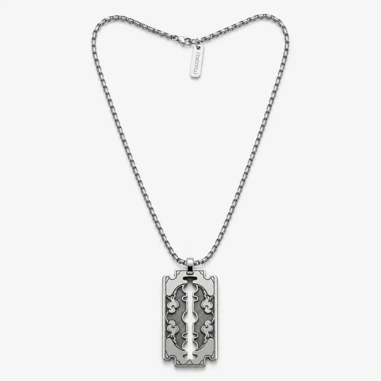 Collier-Lame - Argent