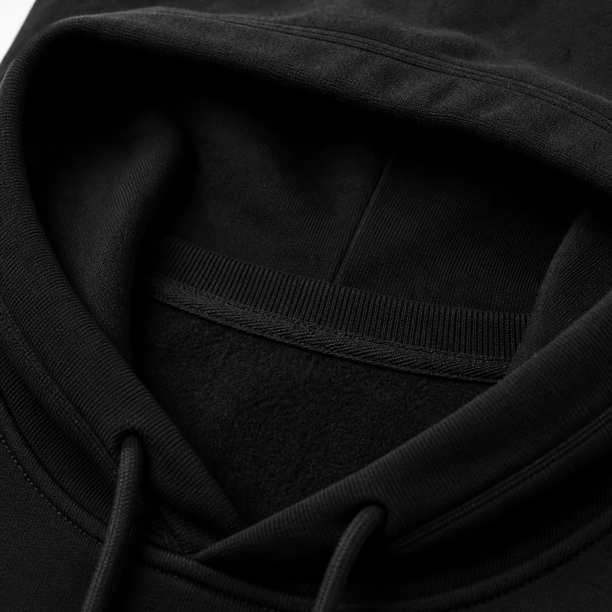 Hoodie court No Risk ITOUKEI noir — vue 8