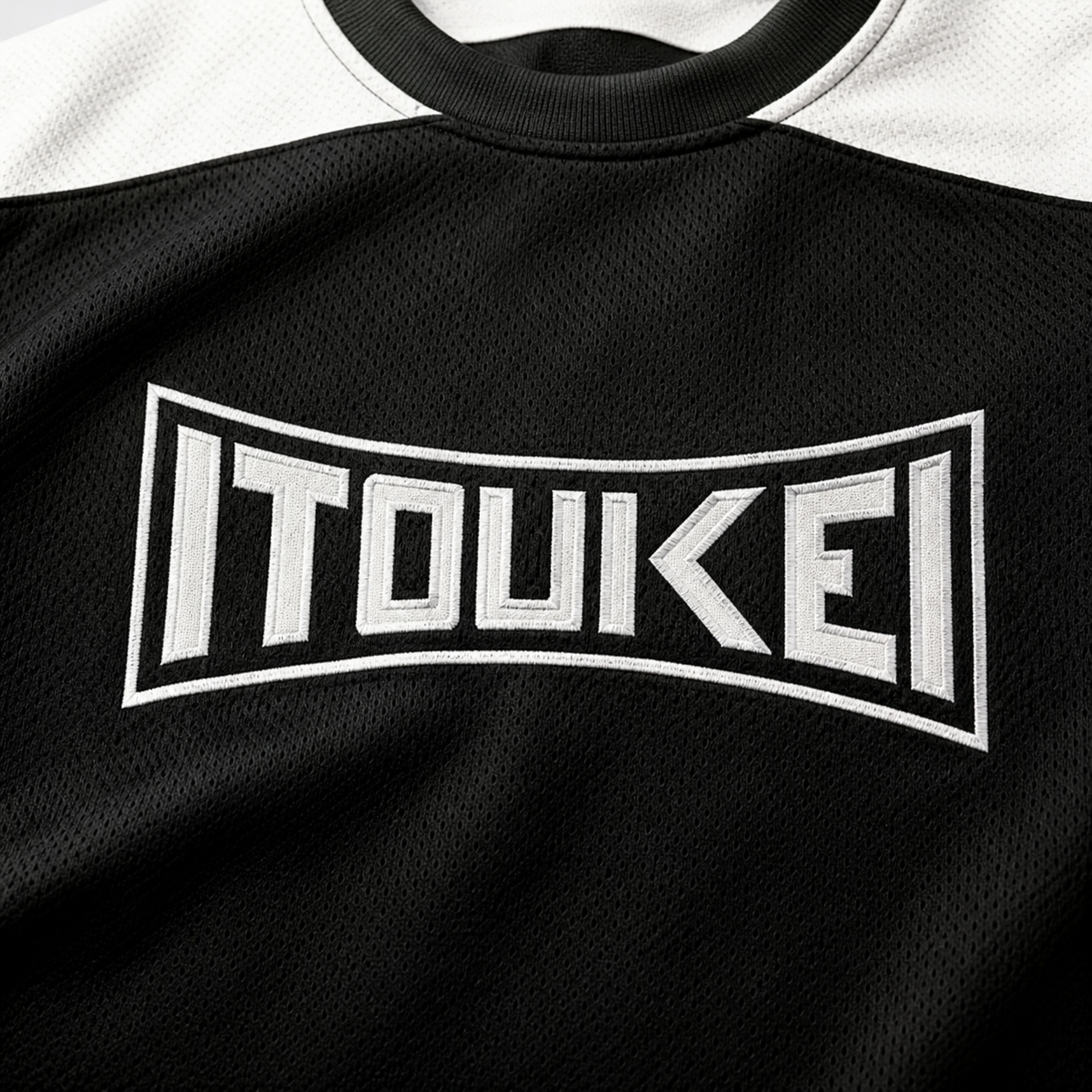 Jersey-Hockey - Noir-Blanc – Image 5