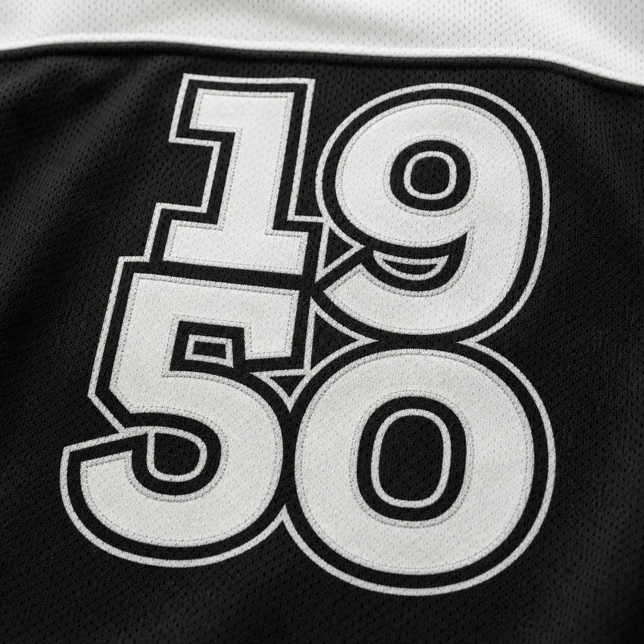 Maillot de hockey ITOUKEI noir et blanc — vue 8