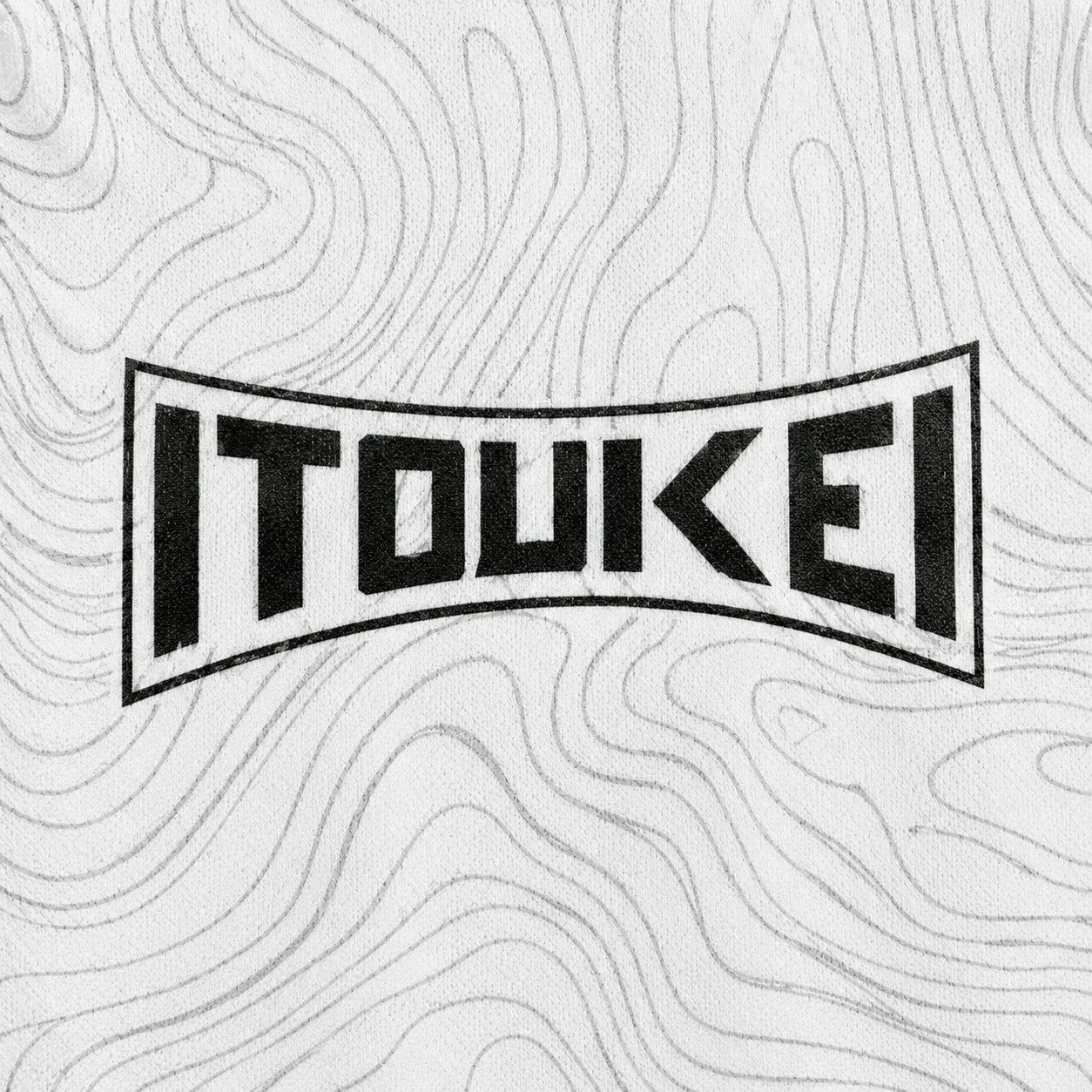 Jersey manches longues motif topo ITOUKEI blanc — vue 5
