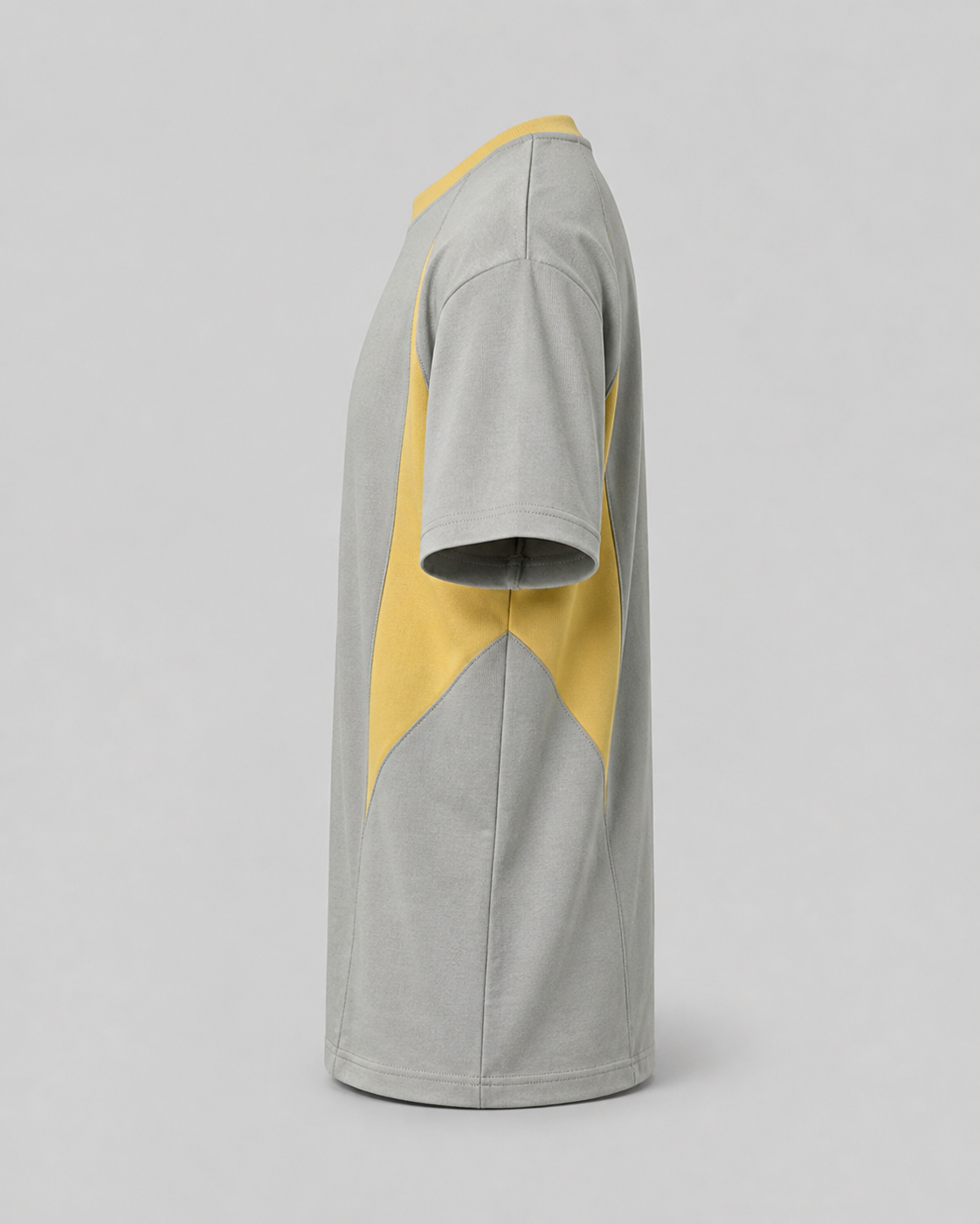 Tshirt-Panel - Gris-Jaune – Image 3