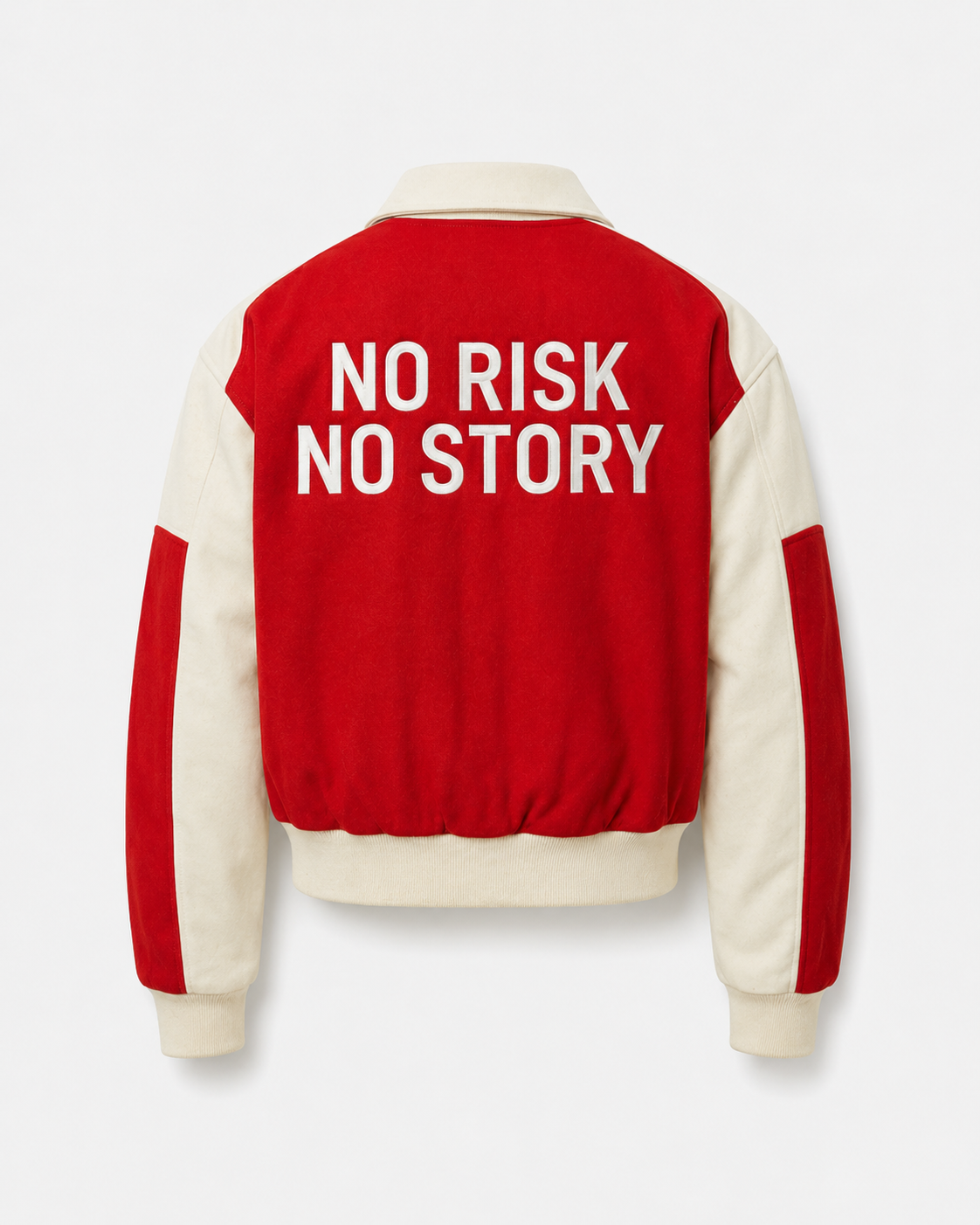 Varsity-Jacket - Rouge-Creme – Image 4