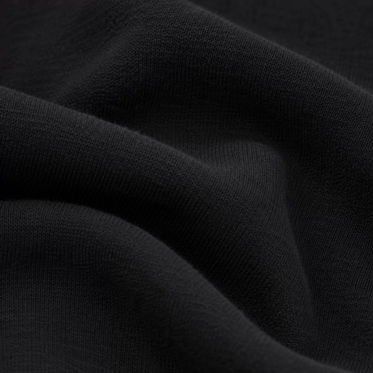 Hoodie ITOUKEI noir et jaune — détail molleton