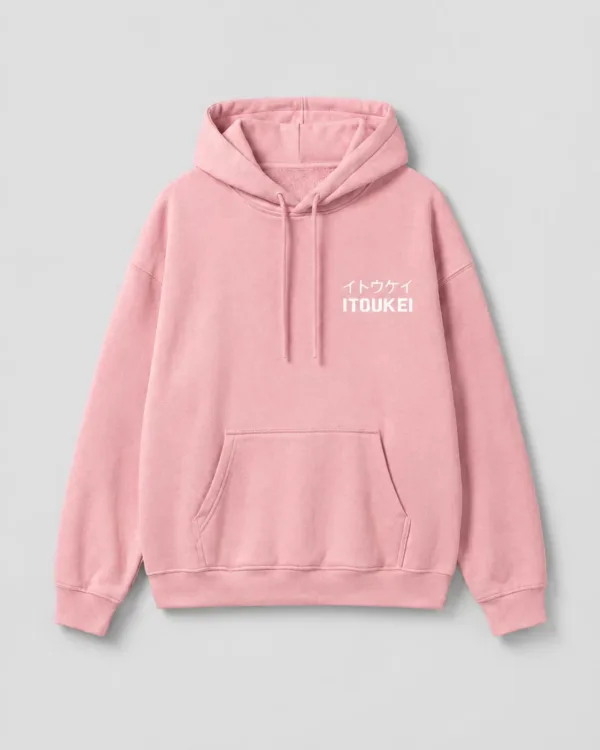 Hoodie ITOUKEI rose — vue de face