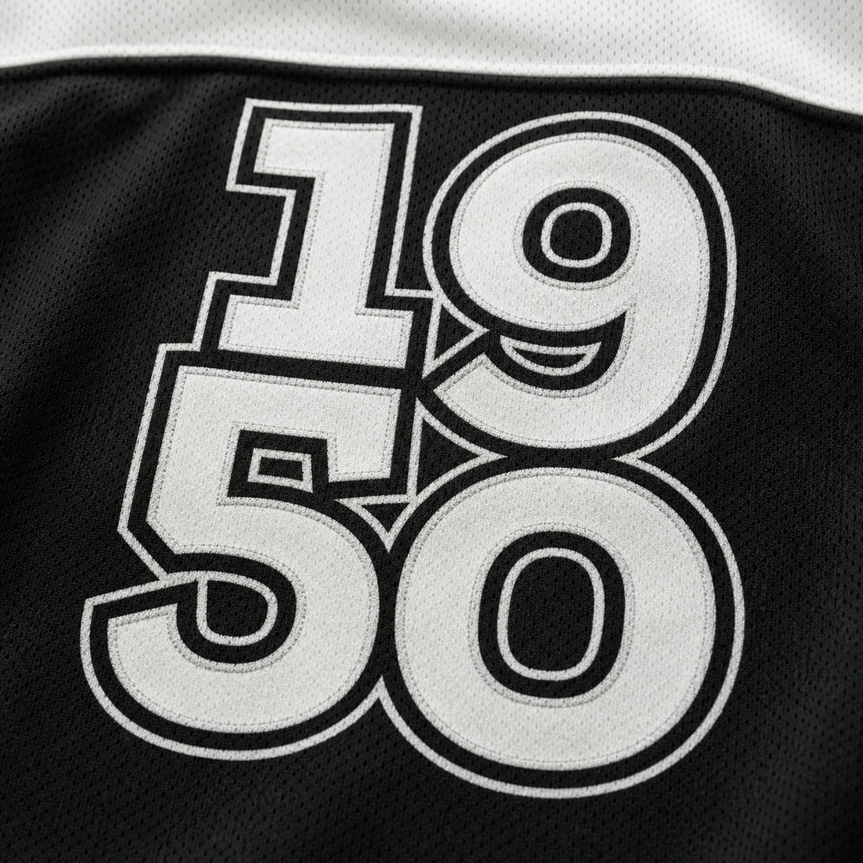 Jersey-Hockey - Noir-Blanc – Image 8