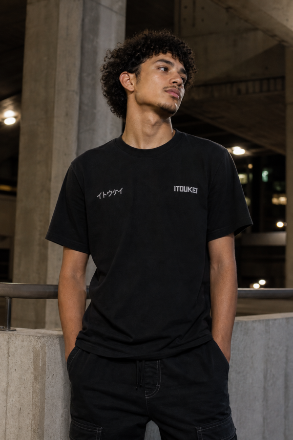 Tshirt-Logo Noir — porté