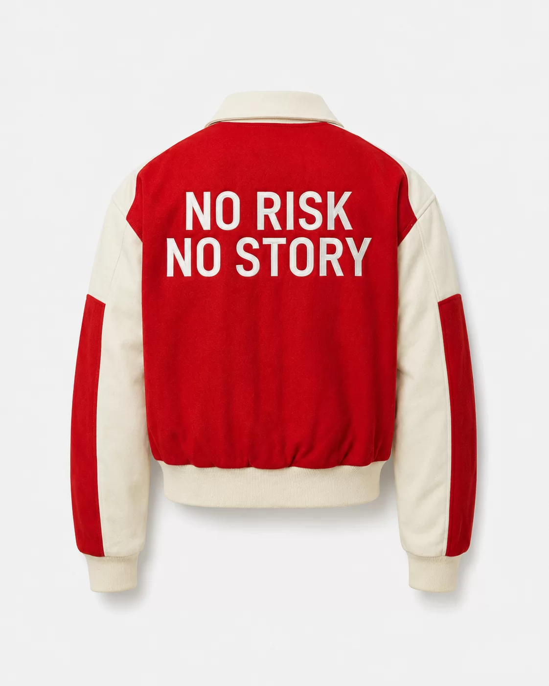Varsity-Jacket - Rouge-Creme – Image 3